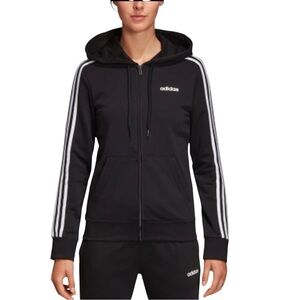 Adidas 3-stripes Hoodie Black Medium